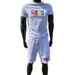 Pure Premium Block S/S Tee Wht