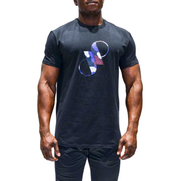 Pure Premium Camo Logo S/S Tee Blk