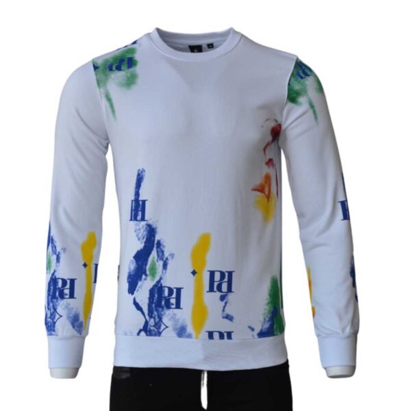 Pure Premium Picasso Sweater Wht