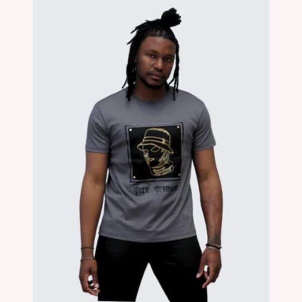 Pure Premium Crimine T-Shirt In Charcoal