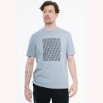 Calvin Klein Macro Aop Puff S/S Tee Light
