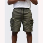 Covali Cargo Shorts In Military Green