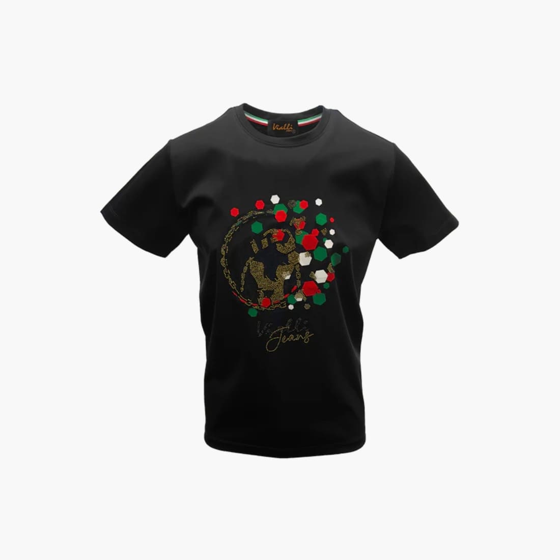 Vialli Lotsz S/S Tee Blk Vialli Lotsz S/S Tee Blk