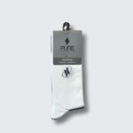 Pure Premium Long Socks White Men