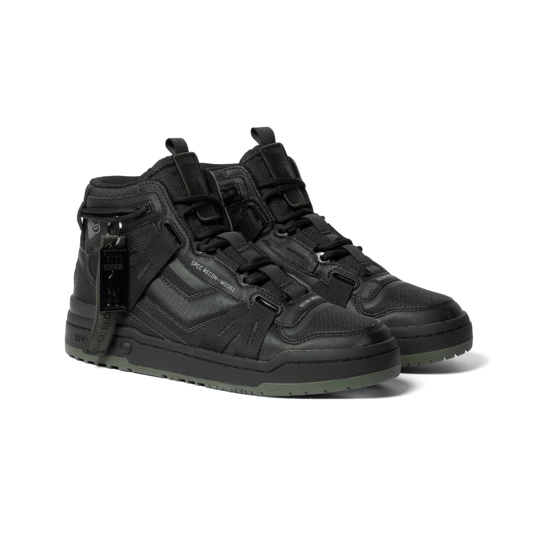 628-75 S.P.C.C Recon Corbin Hi Sneakers Blk - Image 1