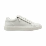 Calvin Klein Low Top Lace Up Mono Wht