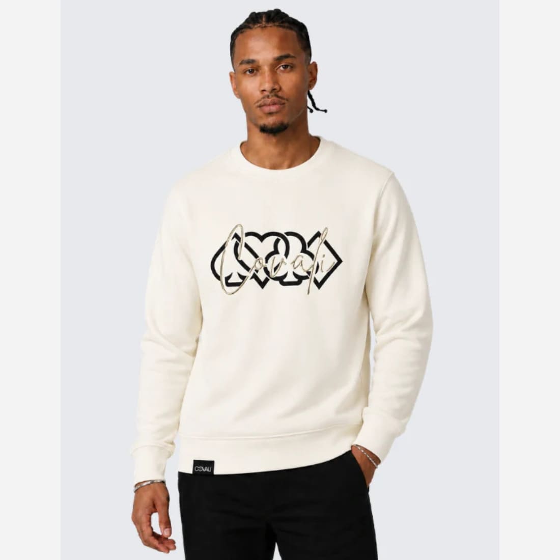 167-23 Covali Carte Sweater Vanilla - Image 1
