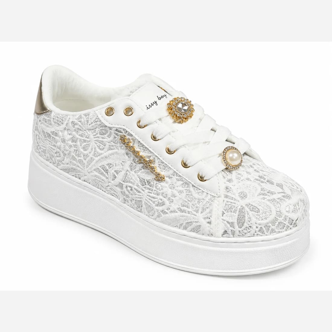 532-285 Sissy Boy Yvette Sneakers Wht - Image 1